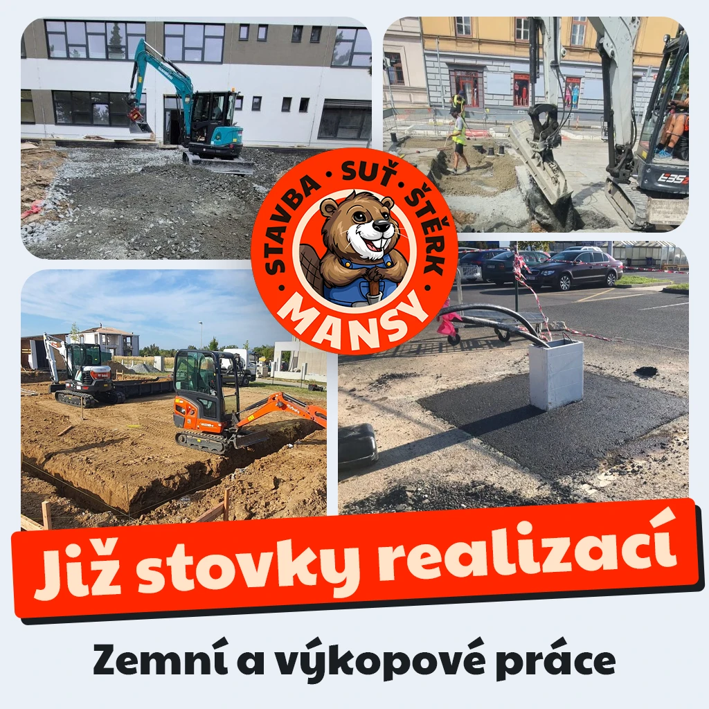 Zemní a výkopové práce v Praze – Mansy.cz