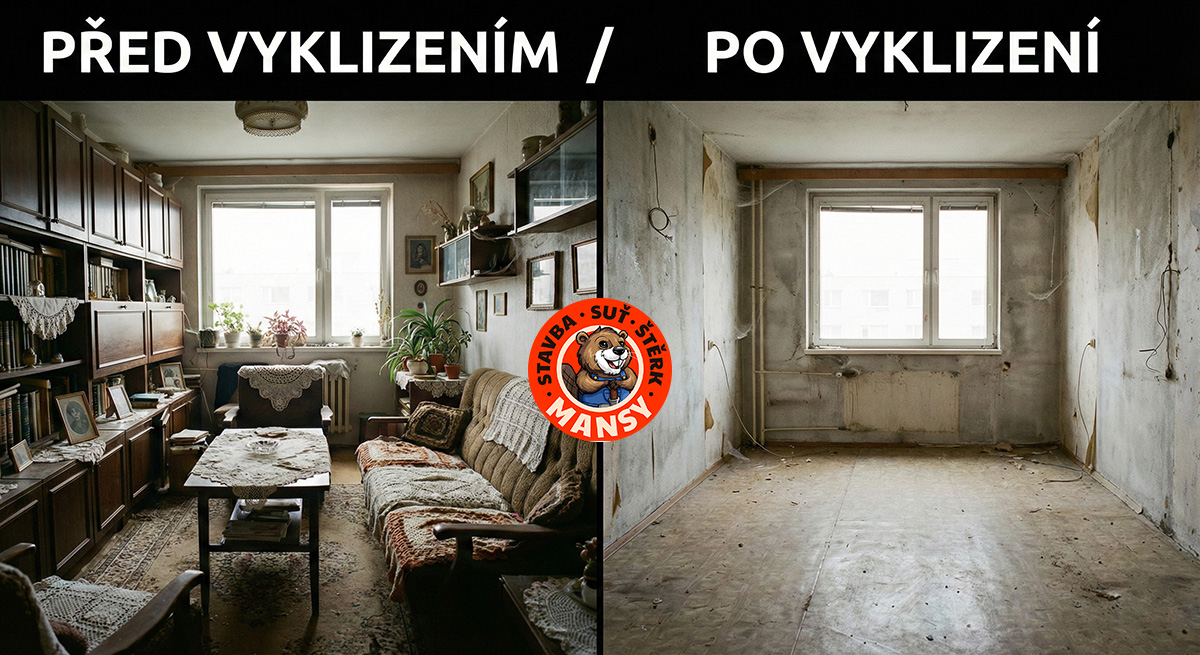 Vyklízení starého nábytku z bytu Praha